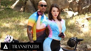 HYPNOTIZED - Fabulous Emma Rose Receives Open Throat Facial cumshot From Cyclist Buddy During Rock-rigid Tough Shag