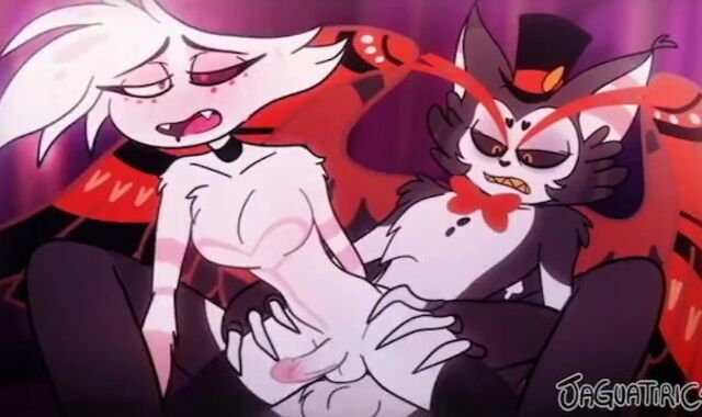 Hazbin Hotel Gay Animation Angel Dust x Husk