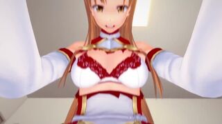 SAO - Futa Asuna | Nymph taker POINT OF VIEW [Manga porn Animation]