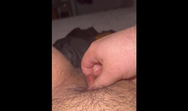 Hasty FTM Stroking in Mate’s hotel room