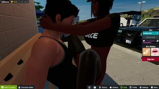 Ty and officer Jade 3dxchat