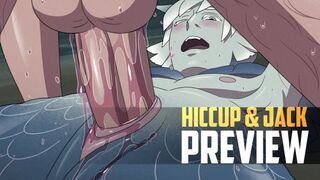 Screwing your utterly vocal mermaid bf | Hiccup & Wank Frost ANIMATION (preview)