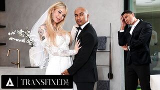 TRANSFIXED - Stunning Trans Bride Gracie Jane Cheats With Her Guy Of Honor Just Before Her Wedding