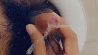 Pissing Insatiable & Drenching My Ball sack????????????????????????