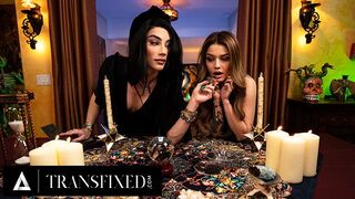 TRANSFIXED - ASMR Trans Fortune Teller Ariel Demure Rock-stiff Plows Hot Tatted Customer Vanessa Vega